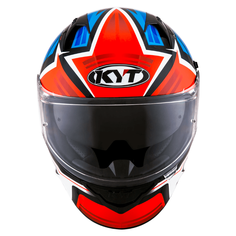 KYT NF-R Artwork Helmet - Red Blue