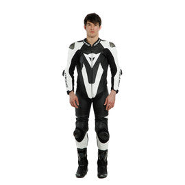 Dainese Laguna Seca 5 1PC Perforated Leather Suit - Black/White