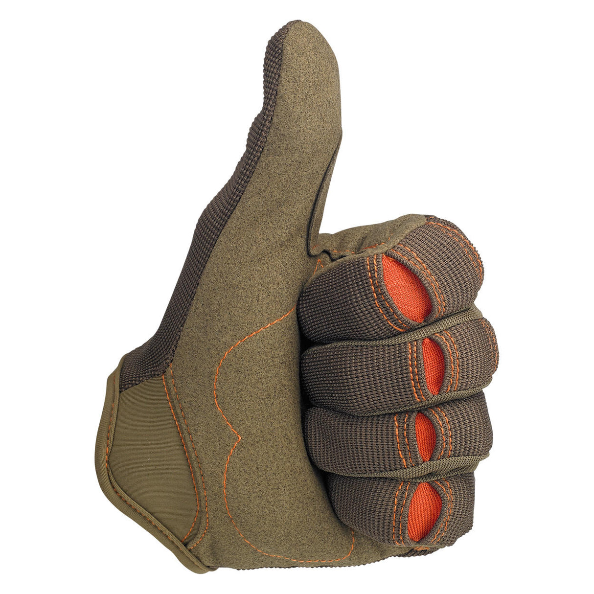 Biltwell Moto Motorcycle Gloves - Brown/Orange - MotoHeaven