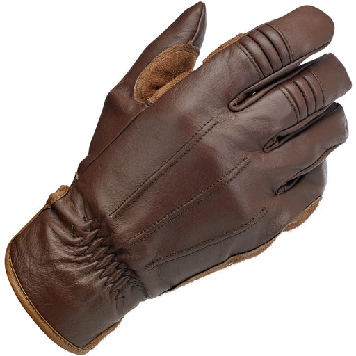 Biltwell Work Motorcycle Gloves - Chocolate - MotoHeaven
