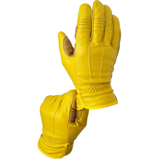 Biltwell Work Motorcycle Gloves - Gold - MotoHeaven
