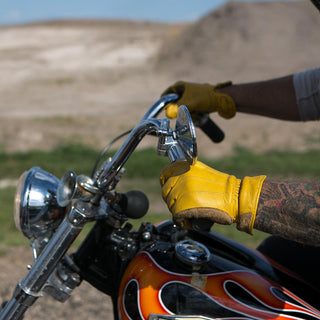 Biltwell Work Motorcycle Gloves - Gold - MotoHeaven