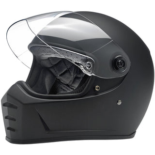 Biltwell Lane Splitter Helmet - Flat Black - MotoHeaven