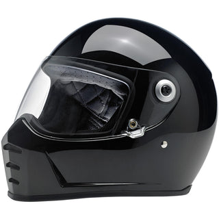 Biltwell Lane Splitter Helmet - Gloss Black - MotoHeaven