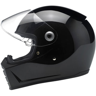Biltwell Lane Splitter Helmet - Gloss Black - MotoHeaven
