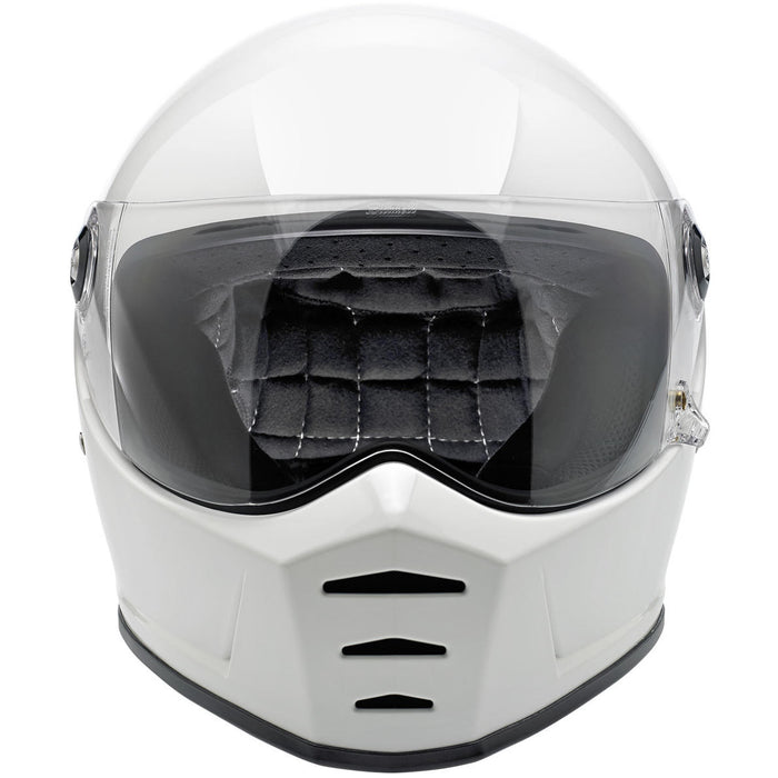 Biltwell Lane Splitter Helmet - Gloss White - MotoHeaven