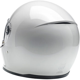 Biltwell Lane Splitter Helmet - Gloss White - MotoHeaven