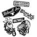 Biltwell Fartco Sticker pack - Black/White - MotoHeaven