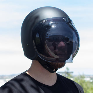 Biltwell Bubble Shield Anti Fog - Smoke - MotoHeaven