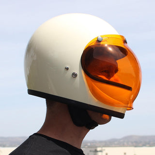 Biltwell Bubble Shield Anti Fog - Amber - MotoHeaven