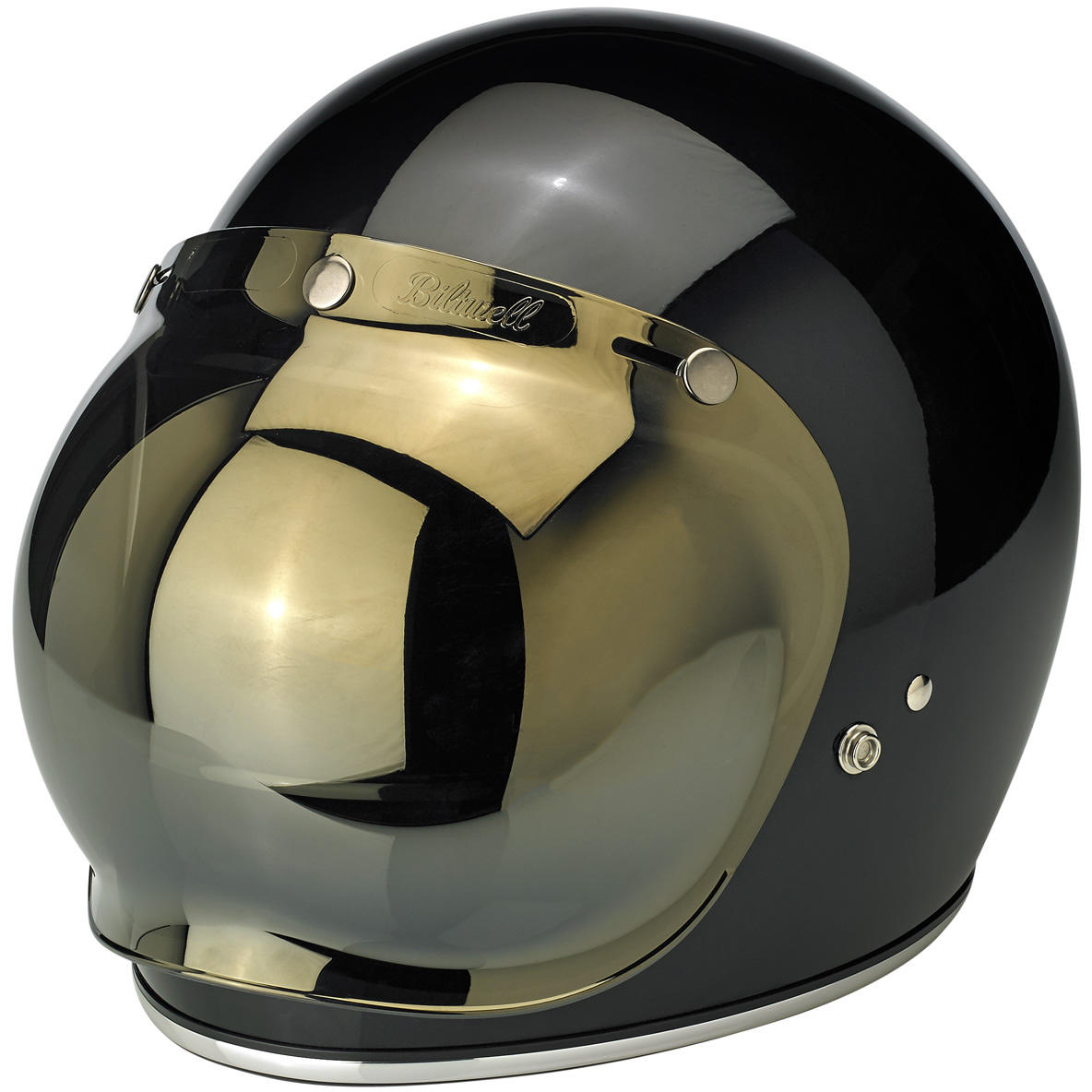 Biltwell Bubble Shield Anti Fog - Gold Mirror - MotoHeaven
