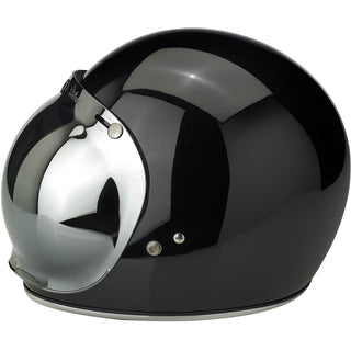 Biltwell Bubble Shield Anti Fog - Chrome Mirror - MotoHeaven