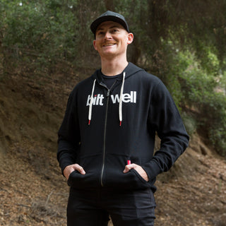Biltwell Men's Helvetica Thin Hoodie - Black - MotoHeaven