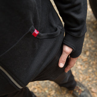 Biltwell Men's Helvetica Thin Hoodie - Black - MotoHeaven