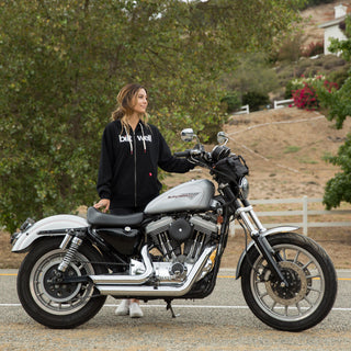 Biltwell Men's Helvetica Thin Hoodie - Black - MotoHeaven