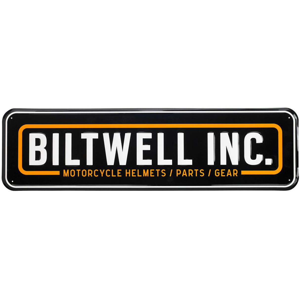 Biltwell Rectangle Shop Sign - MotoHeaven