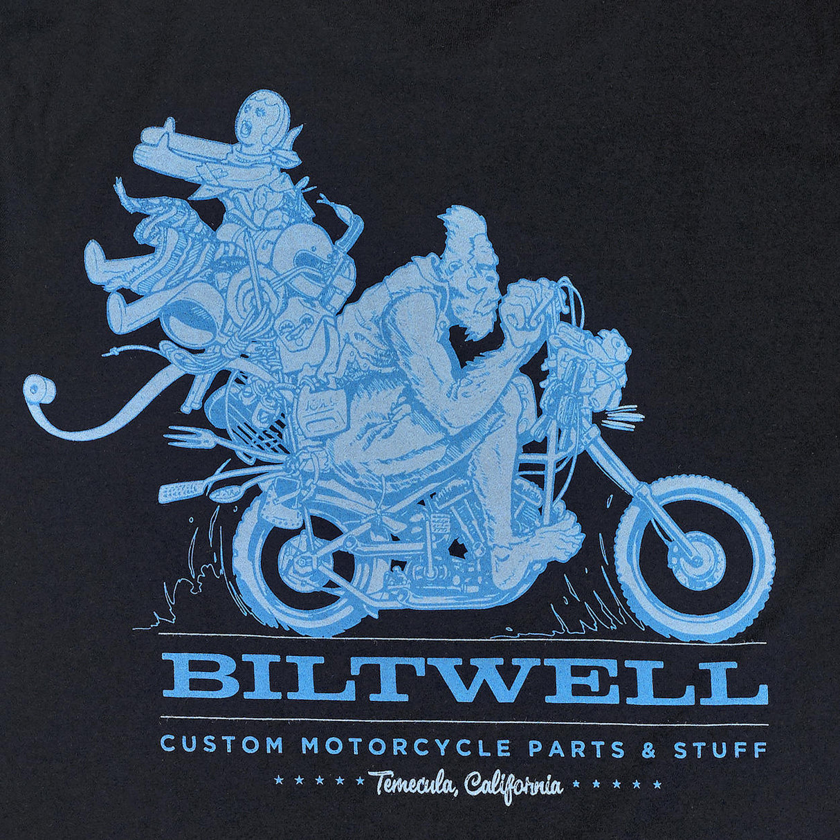 Biltwell Bigfoot T-Shirt - Black - MotoHeaven
