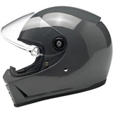 Biltwell Lane Splitter Helmet - Gloss Storm Grey - MotoHeaven