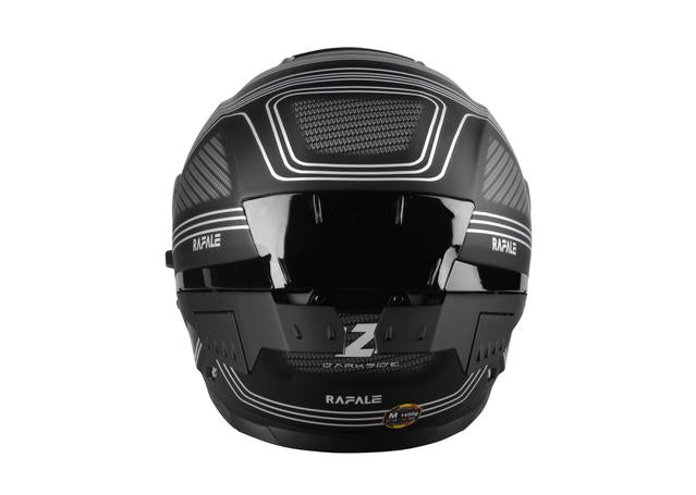 Lazer Rafale SR Evo Spacewar Helmet - Black/Silver Matt