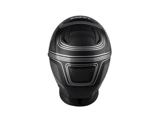 Lazer Rafale SR Evo Spacewar Helmet - Black/Silver Matt