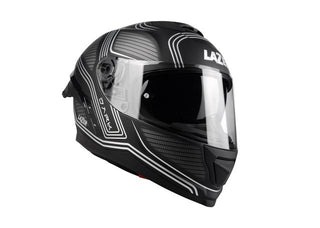 Lazer Rafale SR Evo Spacewar Helmet - Black/Silver Matt