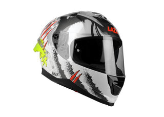 Lazer Rafale SR Evo Flying Tiger Helmet - Grey White/Yellow Fluo