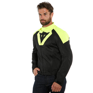 Dainese Levante Air Tex Jacket - Black/Fluo-Yellow/Black