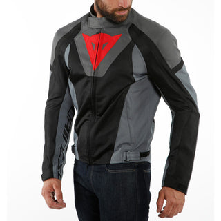 Dainese Levante Air Tex Jacket - Black/Anthracite/Charcoal-Grey