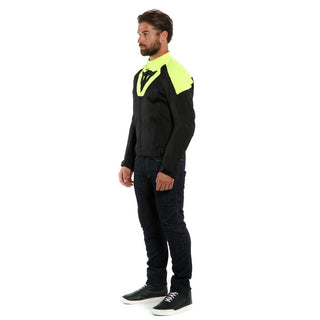 Dainese Levante Air Tex Jacket - Black/Fluo-Yellow/Black