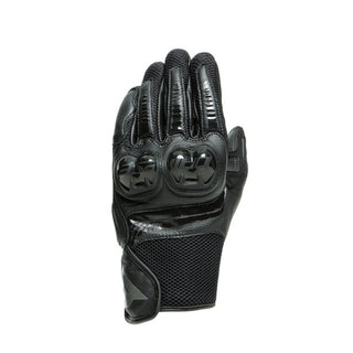 Dainese Mig 3 Unisex Leather Gloves - Black/Black
