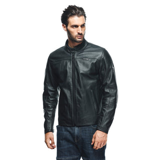 Dainese Mike 3 Leather Jacket - Black