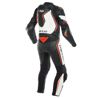 Dainese Misano 2 D-Air 1Pc Perforated Suit - Black/White/Fluo-Red