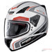 Nolan N605 Practice 19 Helmet - White/Red/Black - MotoHeaven