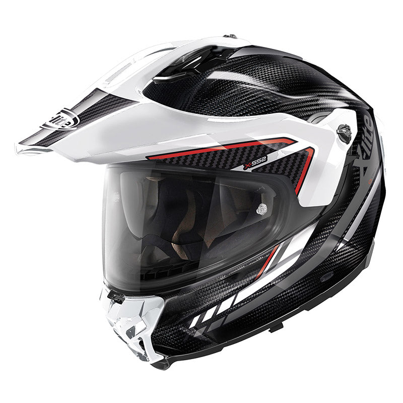 X-Lite X-552 Ultra Carbon Latitude N-Com Helmet - Black/White/Red