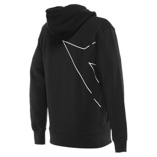 Dainese Casual Outline Hoodie - Black/Glacier-Gray