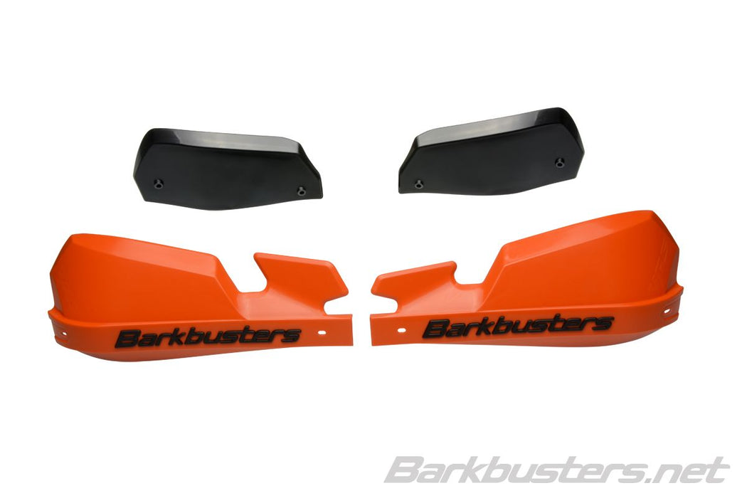 Barkbusters Vps Plastic Guards Only - Orange With Deflectors In Black
