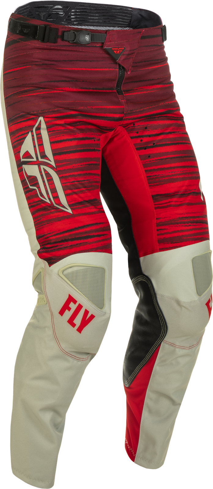 FLY Racing Kinetic Pant 2022 Wave Lt Gry Red