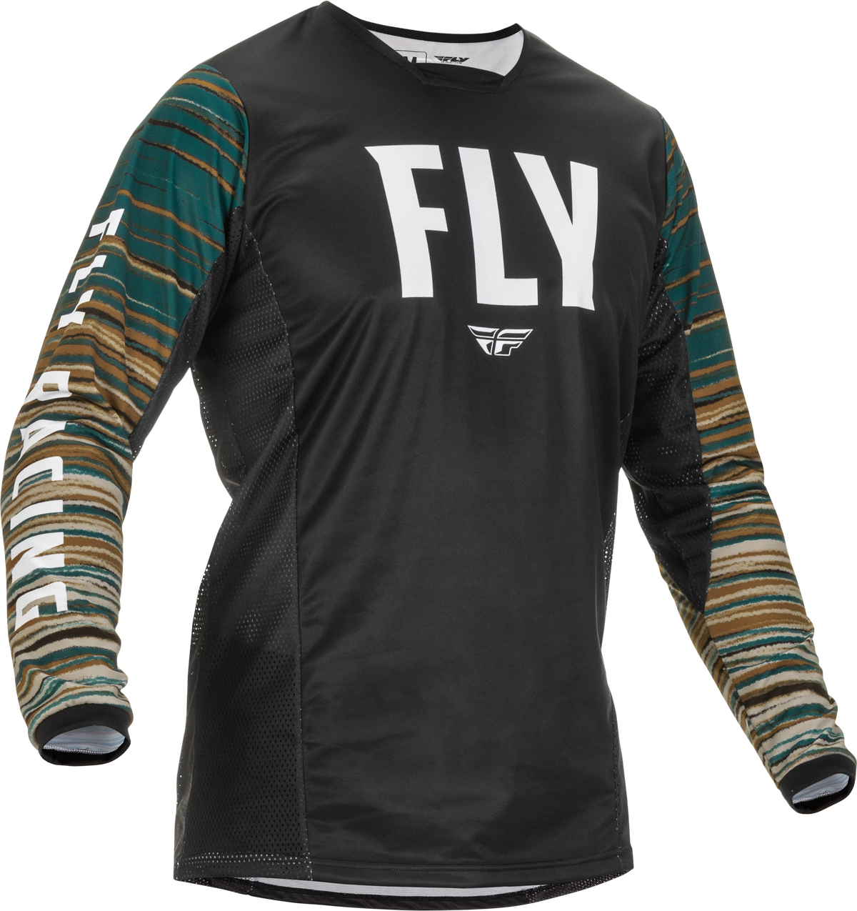 FLY Racing Kinetic Jersey 2022 Wave Blk Rum