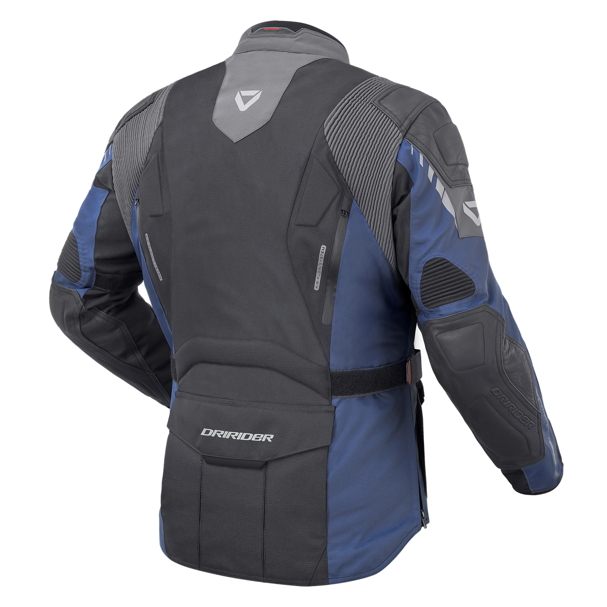 Dririder Nordic V Textile Motorcycle Jacket - Navy Grey