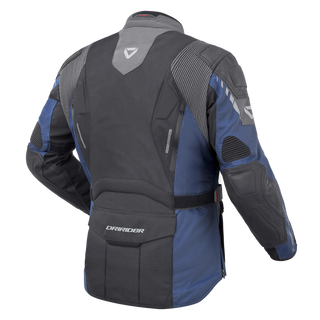 Dririder Nordic V Textile Motorcycle Jacket - Navy Grey