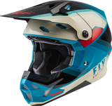 FLY Racing Formula CP Youth Helmet Rush Blk Stone Dk Teal
