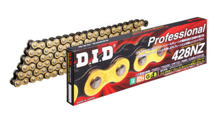 DID 428NZ GB-128 FB SUPER HEAVY DUTY MX GLD&BLK Drive Chain