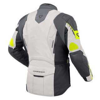 Dririder Nordic V Ladies Textile Motorcycle Jacket - Grey Hi Viz