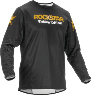 FLY Racing Kinetic Jersey 2022 Rockstar Blk Gld