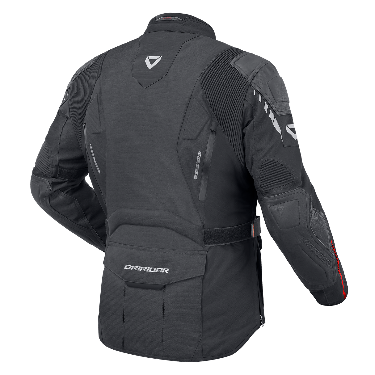 Dririder Nordic V Textile Motorcycle Jacket - Black