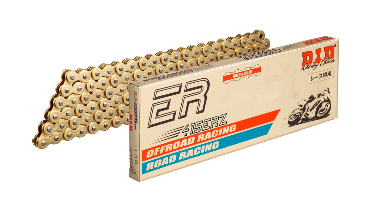 DID 415ERZ G-130 RB Race Drive Chain - Gold