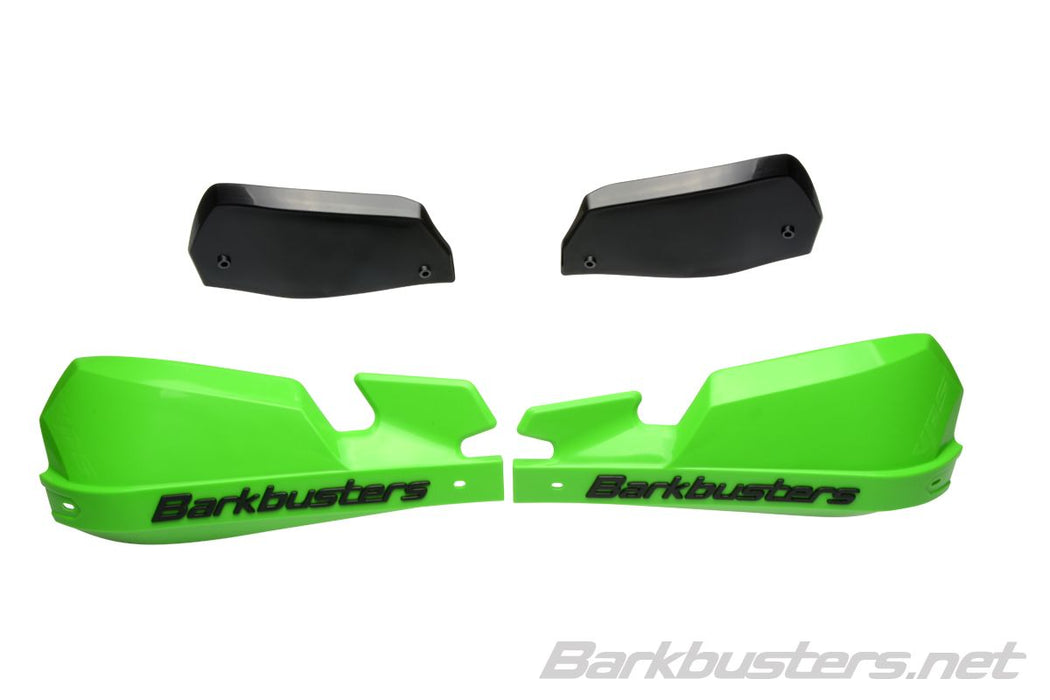 Barkbusters Vps Plastic Guards Only - Green With Deflectors In Black