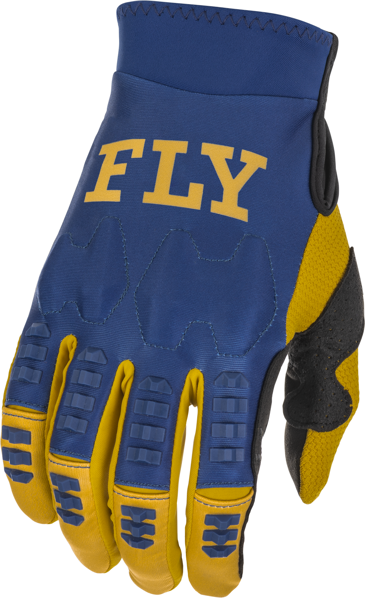 FLY Racing Evo Glove 2022 Nvy Wht Gld