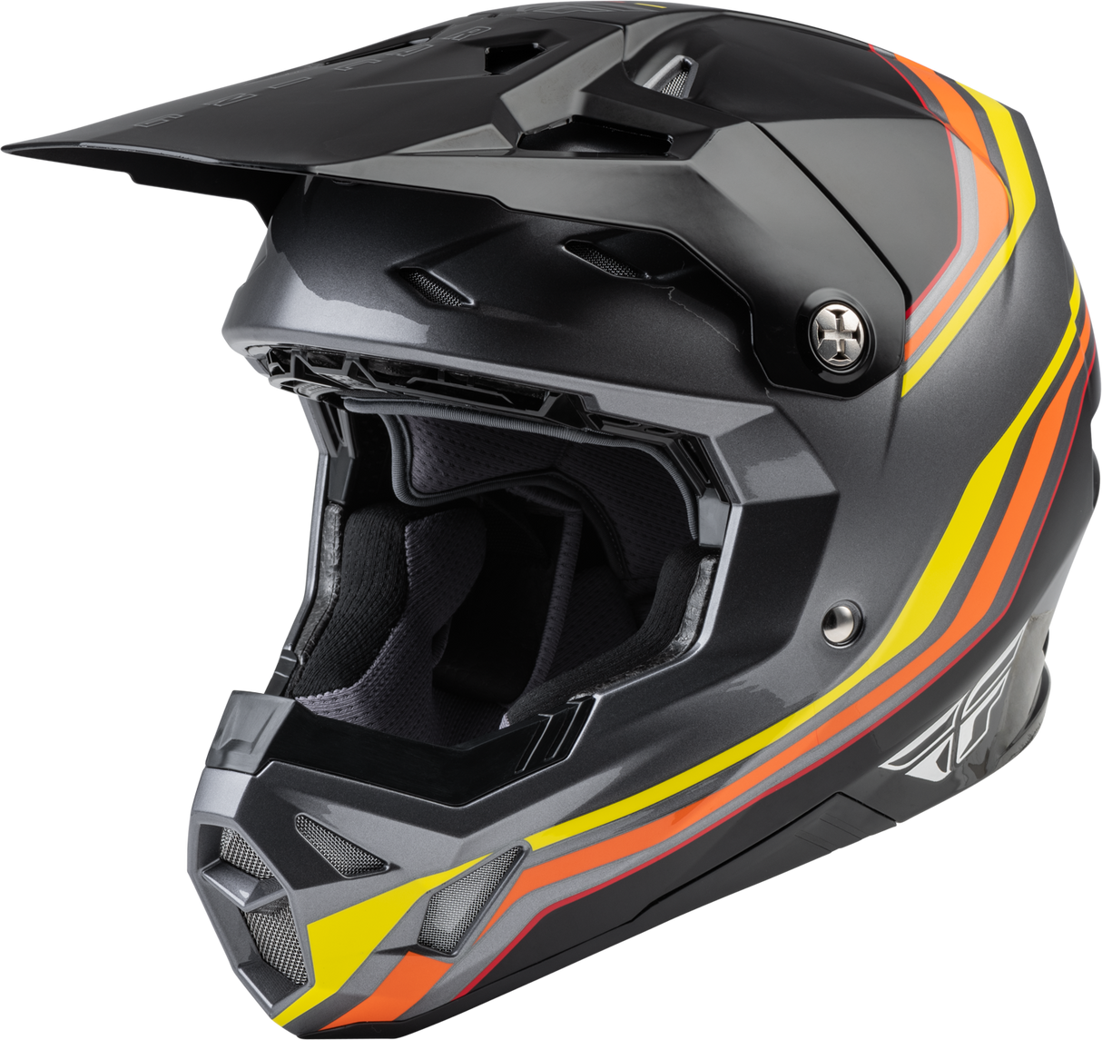 FLY Racing Formula CP Youth Helmet SE Speeder Blk Yel Red