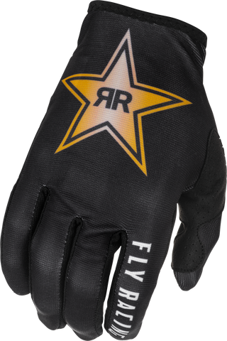 FLY Racing Lite Glove 2022 Rockstar Blk Gld